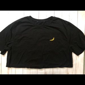 Forever 21 men’s embroidered banana Tee